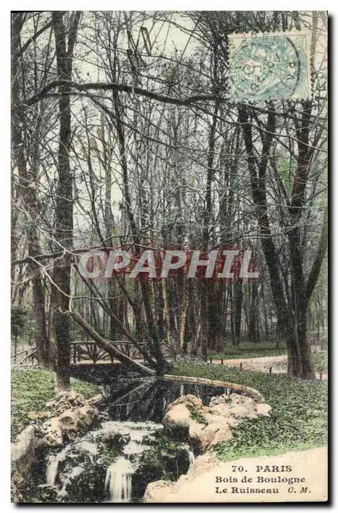 Bois de Boulogne — Der Bach — C.M. n°70 - Vorderseite