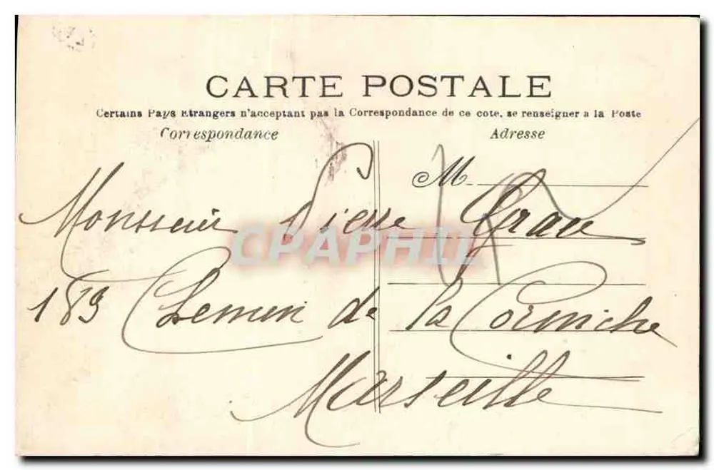 Bois de Boulogne — Der Bach — C.M. n°70 - Rückseite