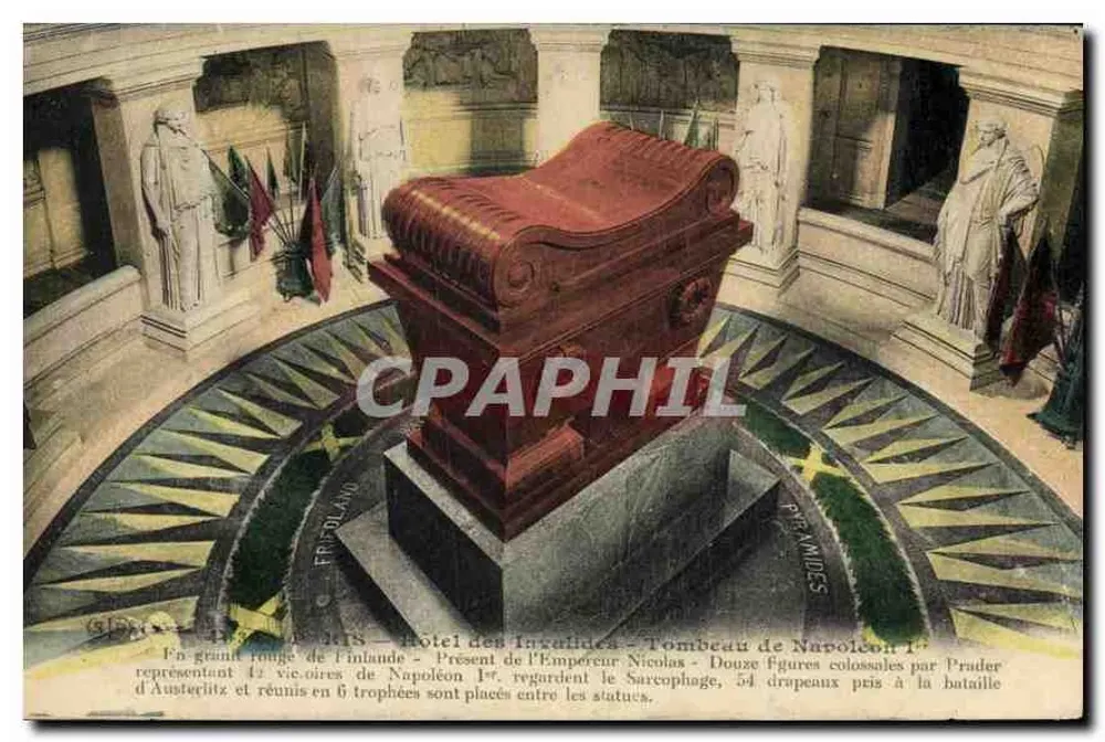 Hôtel des Invalides — Tombeau de Napoléon Ier — Présent de l'Empereur Nicolas Ier - Recto