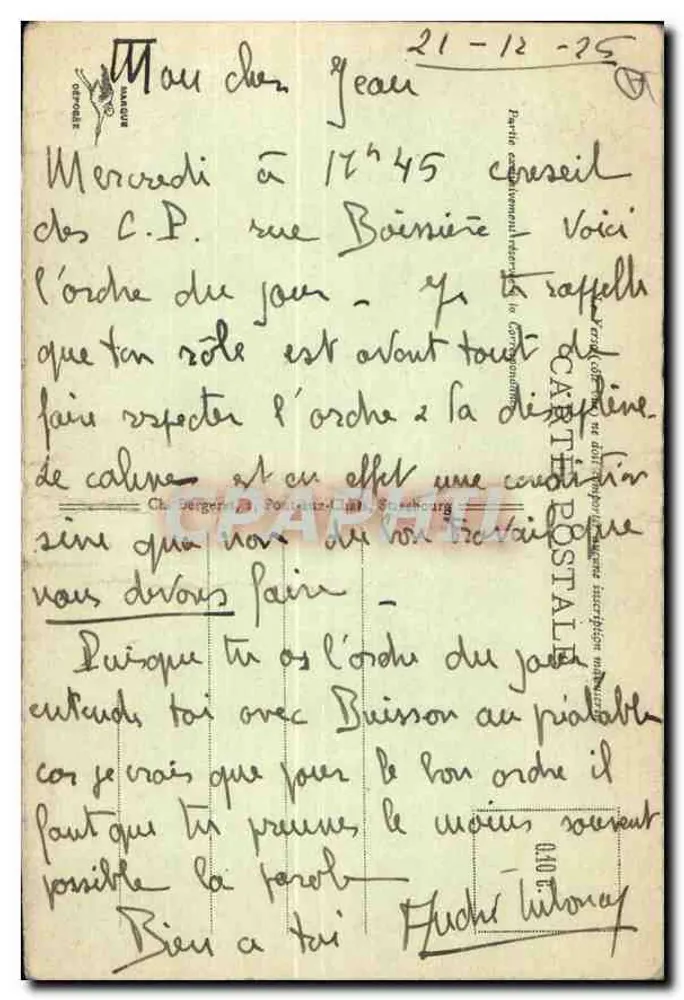 Les Ruines d'Engelsbourg — Thann — éditeur THANN, n°5 - Verso