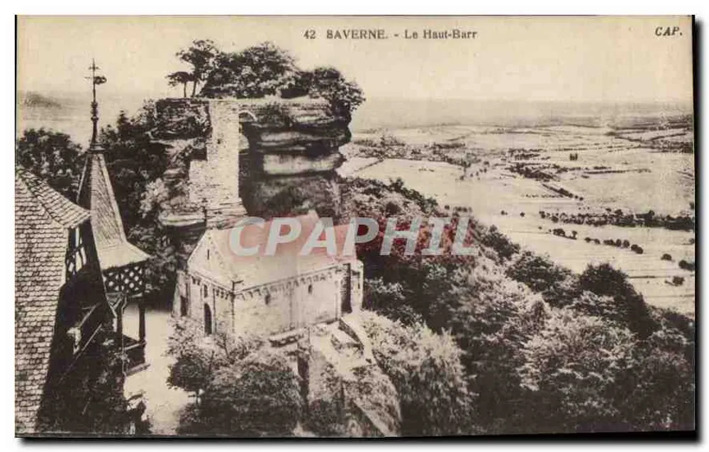 Baverne - Le Haut-Barr — vista panorâmica com editor CAP. - Frente
