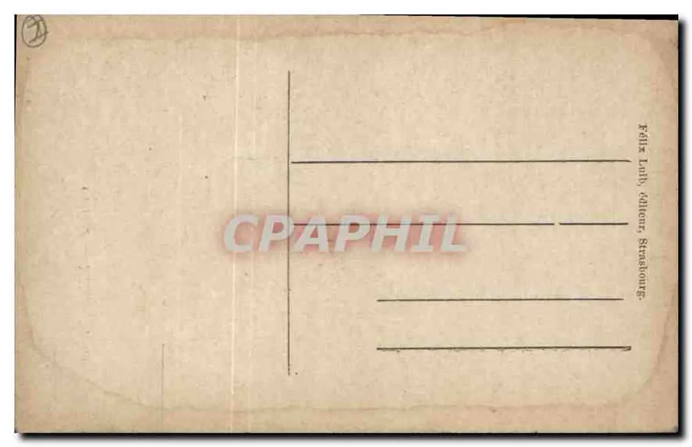कोलमार — प्फिस्टर के घर — प्रकाशक फेलिक्स लुली, स्ट्रासबर्ग - पीछे