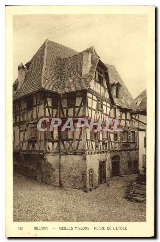 Obernai — Alte Häuser — Place de l'Étoile - Vorderseite