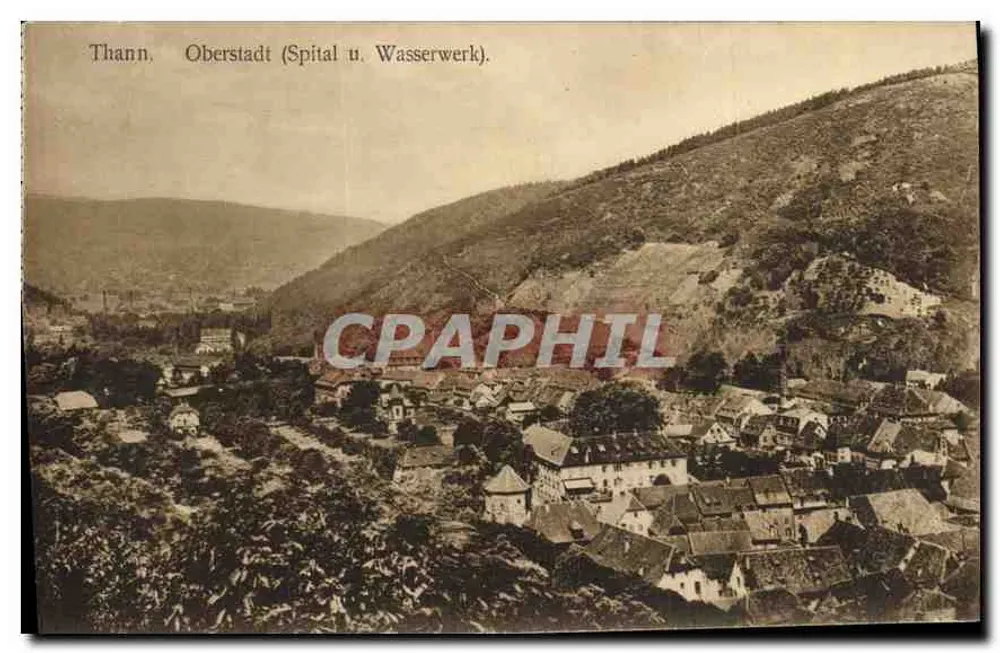 Thann. Oberstadt (Spital u. Wasserwerk). — Verlag E. H. SH Nr. 1967 - Vorderseite