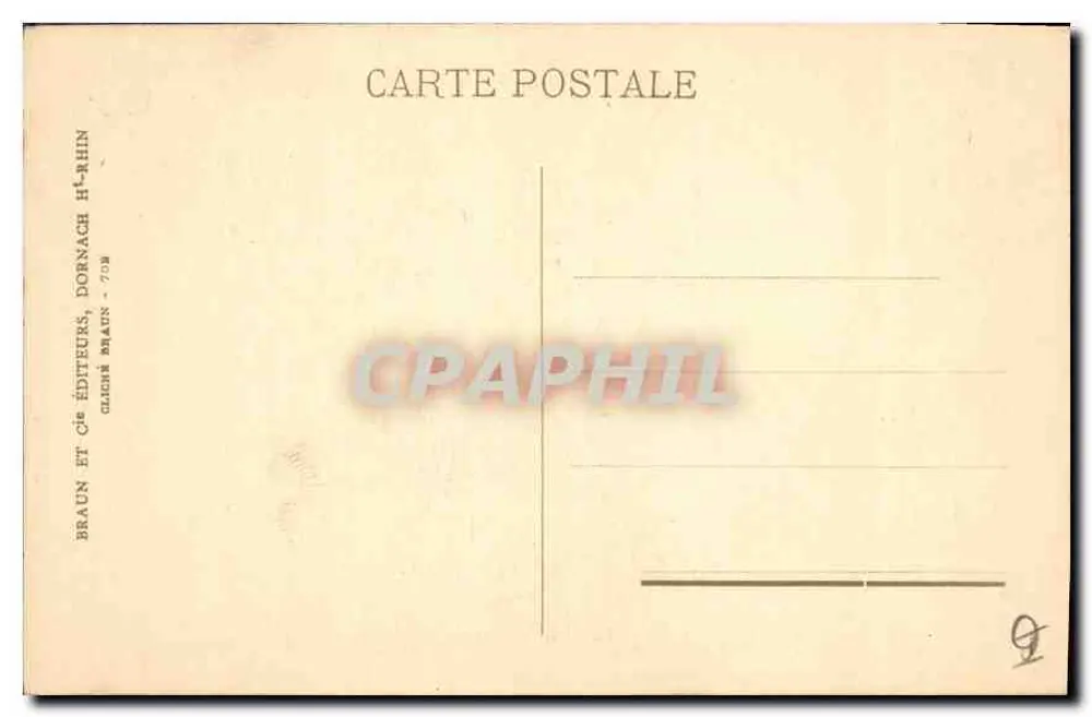 Haut-Königsbourg — Porte de la première enceinte — Braun & Cie, Dornach - Verso