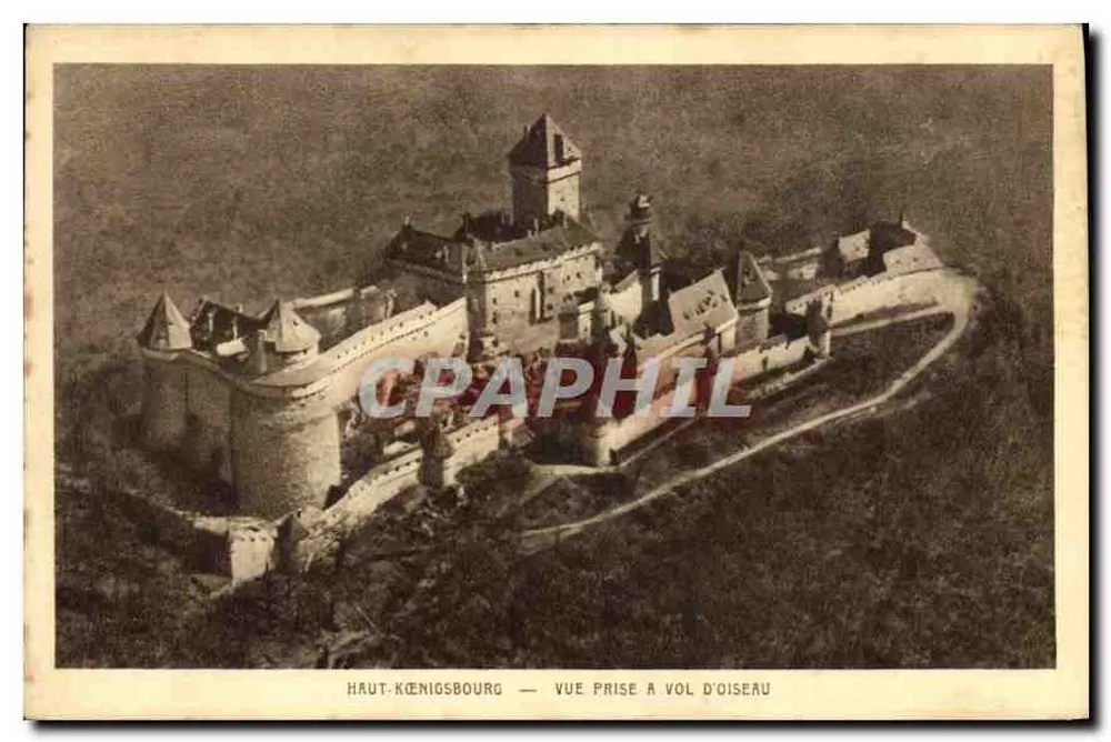 Haut-Königsbourg — Vogelperspektive — Sonderausgabe des Schlosses - Vorderseite