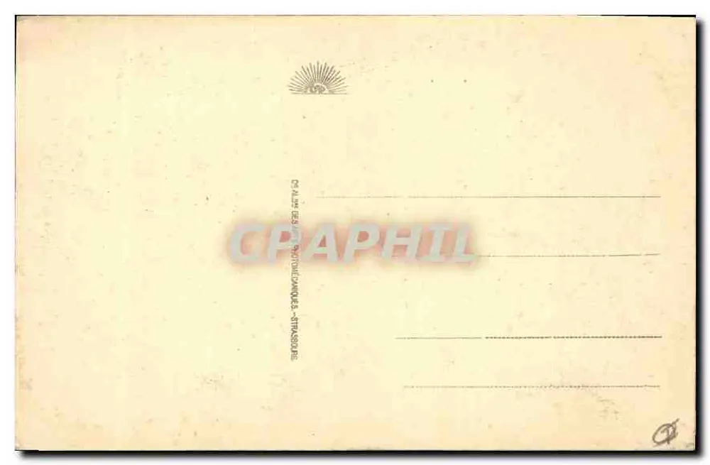 Strasbourg - Casa Kammerzell — editor C. A. M. E. S. - Strasbourg - Verso
