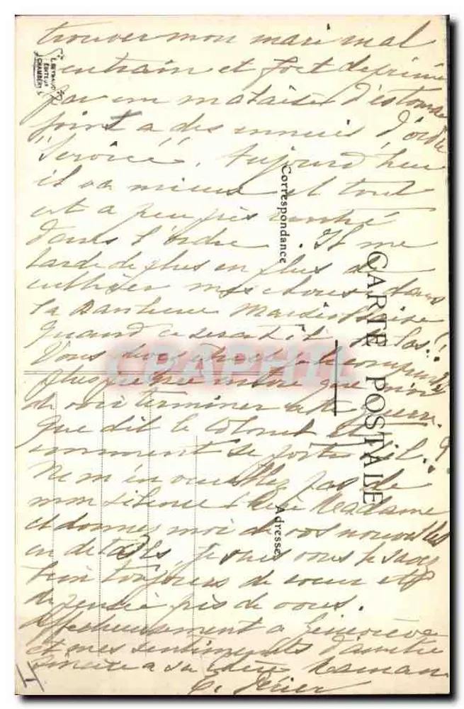Chambéry — A Rampa do Castelo — 159 - Verso