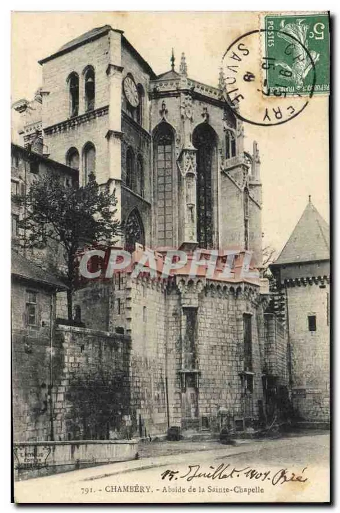 Chambéry — Abside da Santa Capela — Editor L. Juillet, n° 791 - Frente
