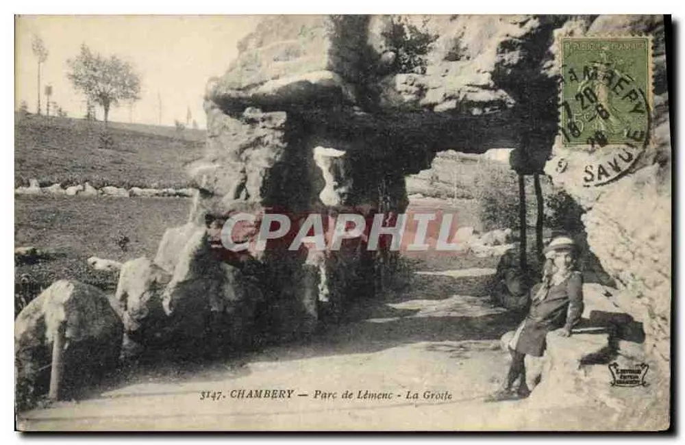 Chambery — Parque de Lémenc — A Gruta - Frente