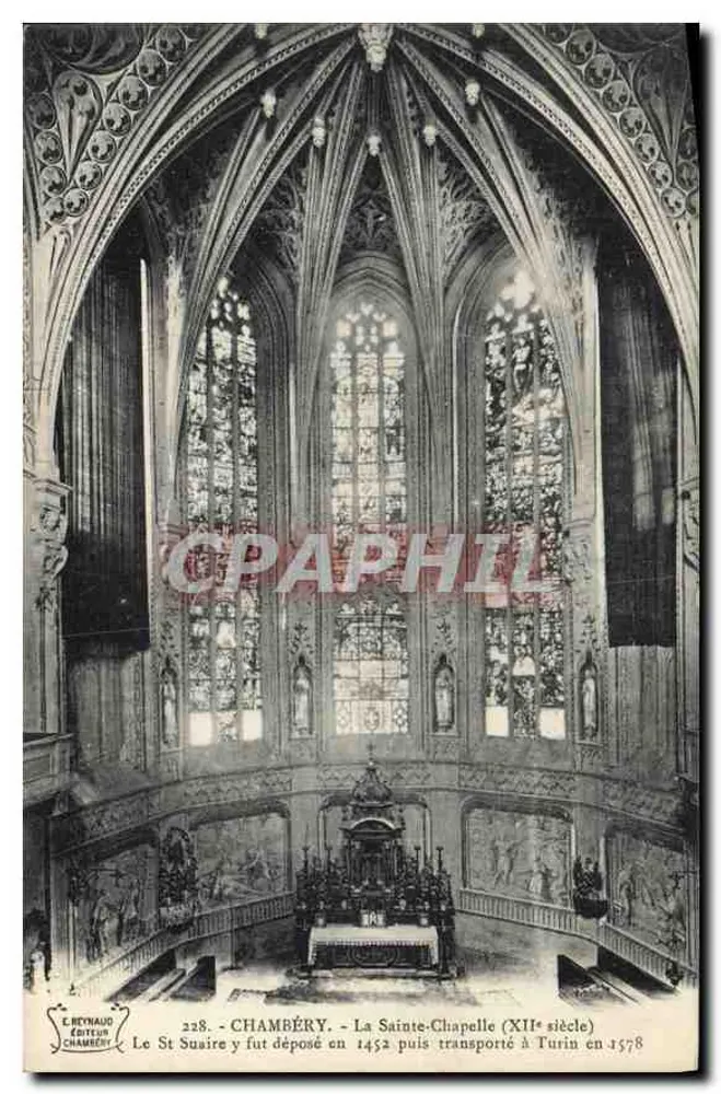 Chambéry - A Santa Capela (século XII) — E. Reynaud, n° 228 - Frente