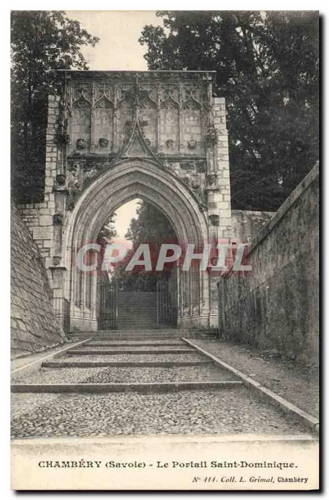 Chambéry (Savoie) - Der Portal Saint-Dominique - Coll. L. Grimal, Nr. 414 - Vorderseite