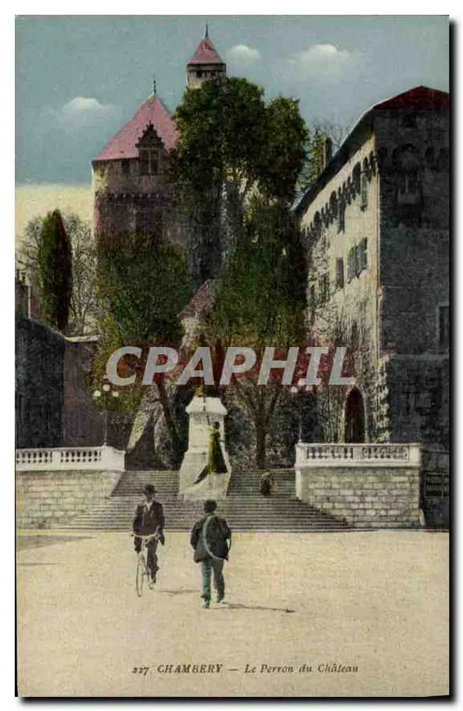 Chambéry — O Pergolado do Castelo — editor P. de Sigeon - Frente