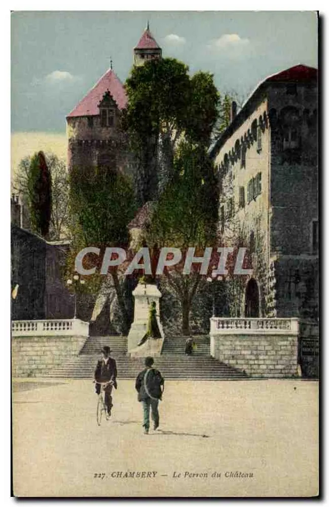 Chambery — O Perron do Castelo — P. de Nigres, editor - Frente