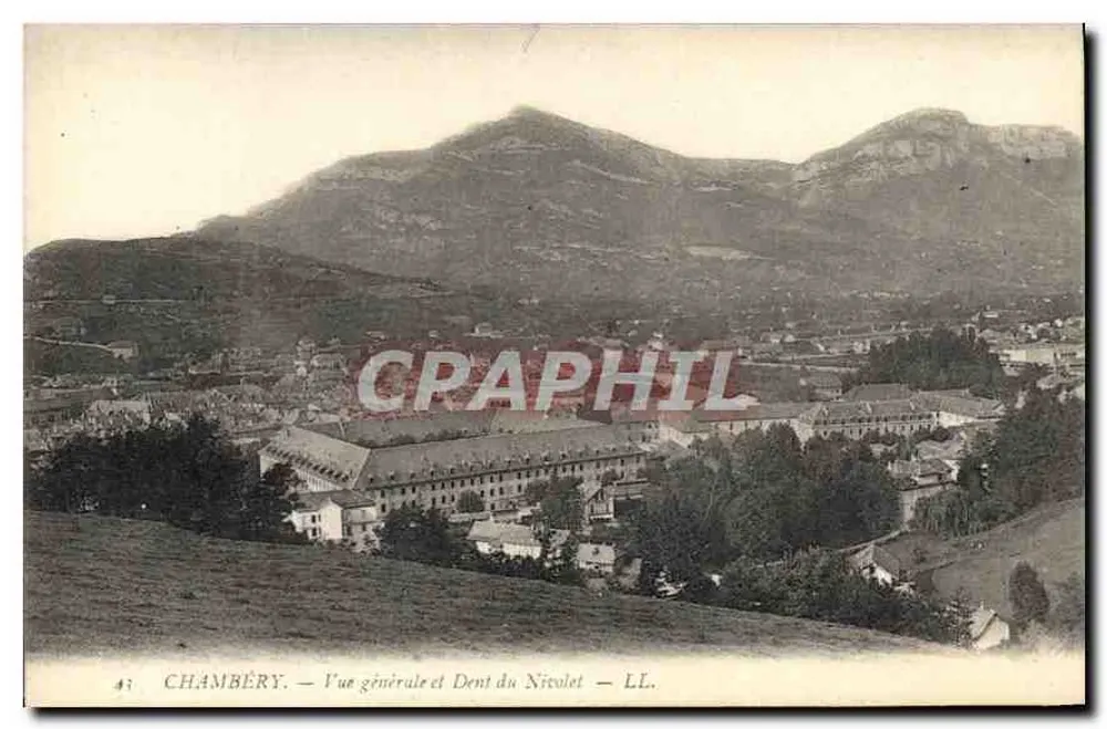 Chambéry — Vue générale et Dent du Niculet — LL. - Recto