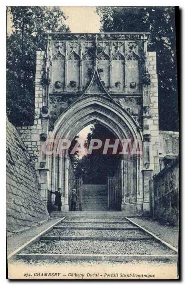 Chambéry — Schlossduchtfestung - Portal Saint-Dominique — P. de Migieu, Verlag - Vorderseite