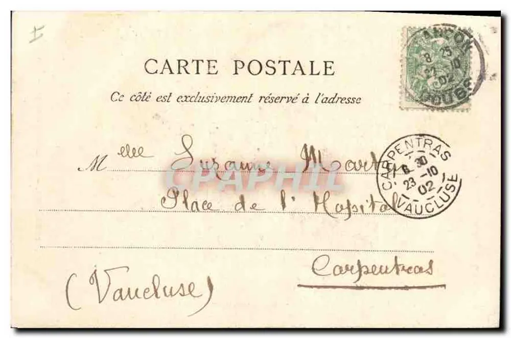 Besançon — A Catedral de São João — Toda & Fils, Besançon, n°32 - Verso