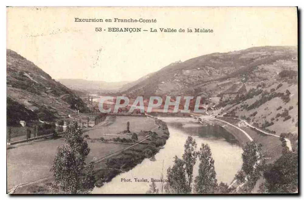A Valle da Malate — Besançon — Fot. Tualet, Besançon - Frente
