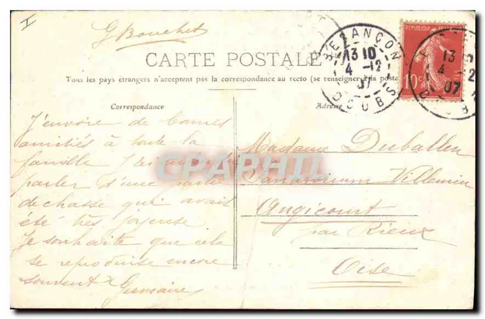 A Valle da Malate — Besançon — Fot. Tualet, Besançon - Verso