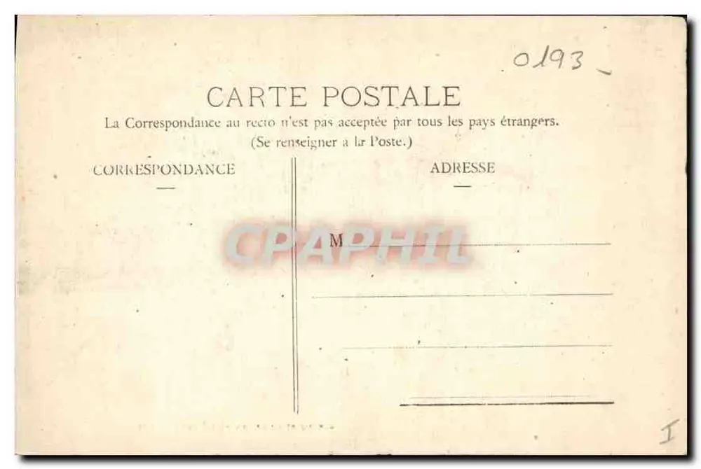 Besançon - Vale da Malate — Carte postale n°187, editada por Éditions de la Poste - Verso