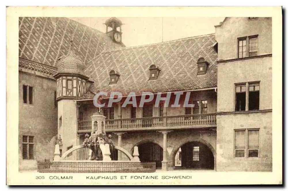 Colmar — Kaufhaus und Fontaine Schwendi — Verlag Braun & Cie, Dornach - Vorderseite