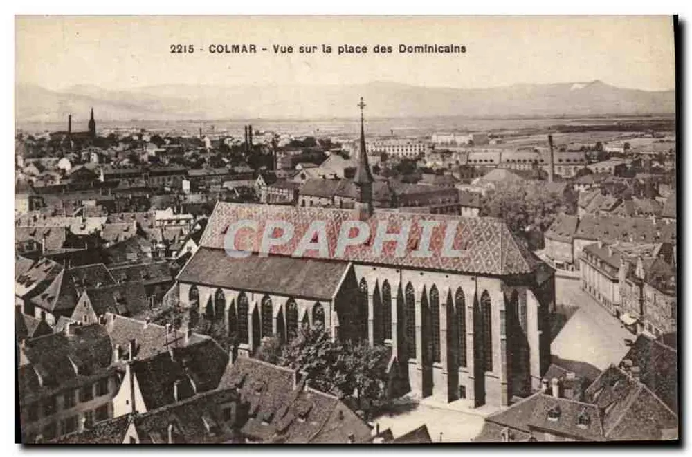 Colmar — Ansicht der Place des Dominicains — Édition Pauline & Rousset, Straßburg - Vorderseite