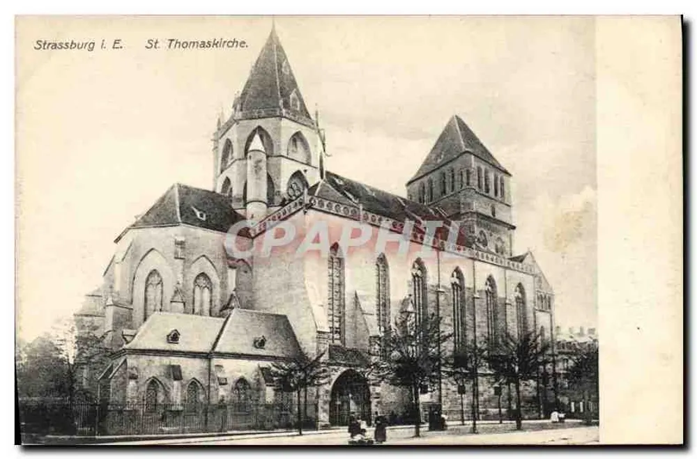 Strasbourg i. E. — Igreja de São Tomás — editor VI 705 - Frente