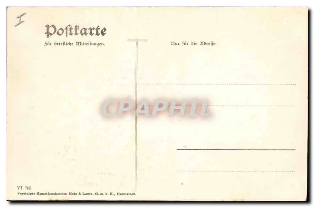 Strasbourg i. E. — Igreja de São Tomás — editor VI 705 - Verso