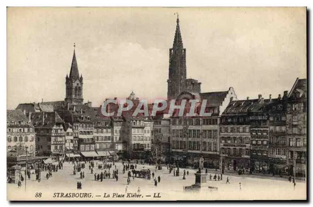 Strasbourg — A Praça Kleber - Frente