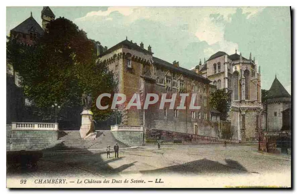 Chambéry — Le Château des Ducs de Savoie — LL. n°92 - Recto
