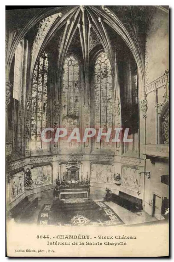 Innenansicht der Heiligen Kapelle — Chambéry, Altes Schloss — Edition Giletta, Foto Nicé - Vorderseite