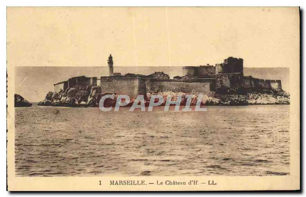 Marseille — O Castelo de If — LL. - Frente