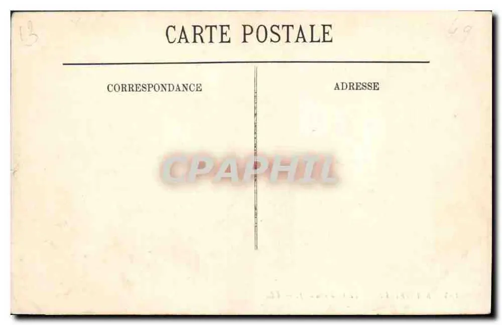 Marselha — O Castelo de If — LL. — n° 195 - Verso