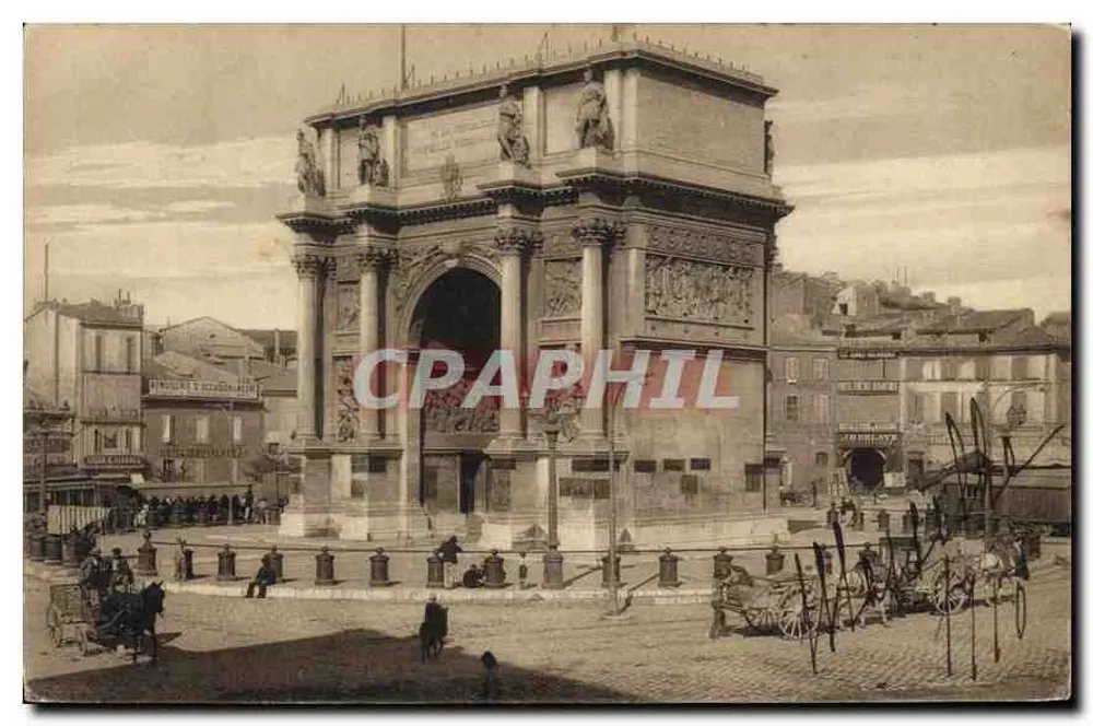 Arco do Triunfo — Marselha — editor LL, n°23 - Frente
