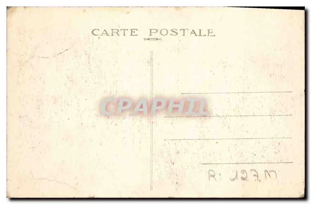 Marselha — Palácio da Bolsa e Câmara de Comércio — Graphphil - Verso