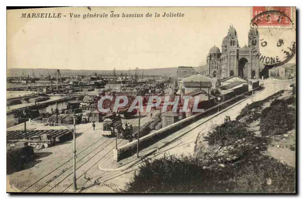 Marseille - Allgemeiner Blick auf die Joliette-Basins — Agence Cyprès, 48 quai de la Joliette, Marseille - Vorderseite