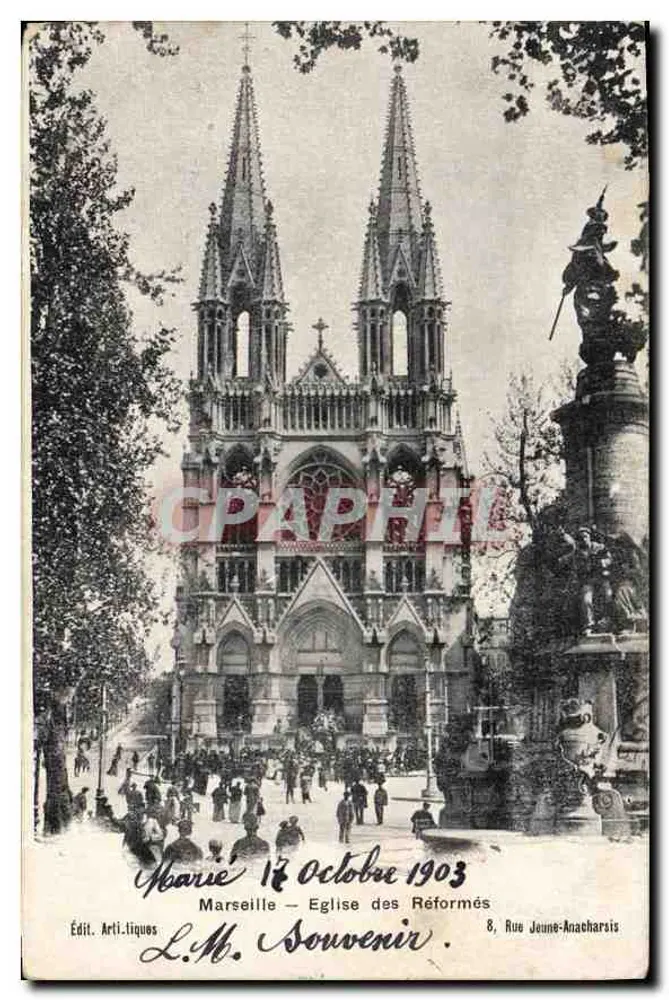 Marselha — Igreja dos Reformados — Ed. Arti.ti.ques - Frente