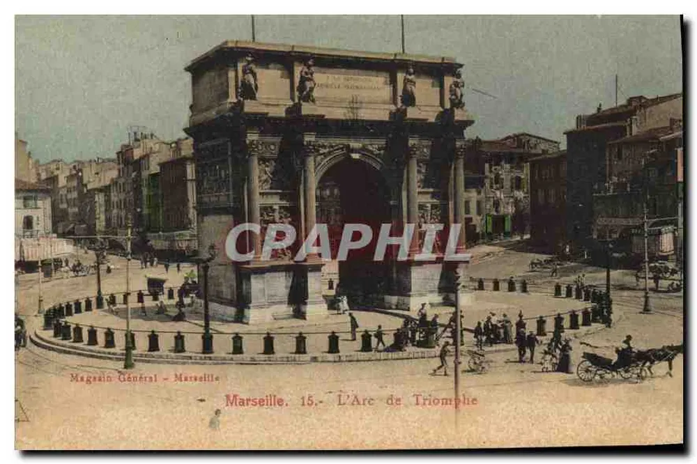 Marselha — O Arco do Triunfo — Magasin Général - Marselha - Frente