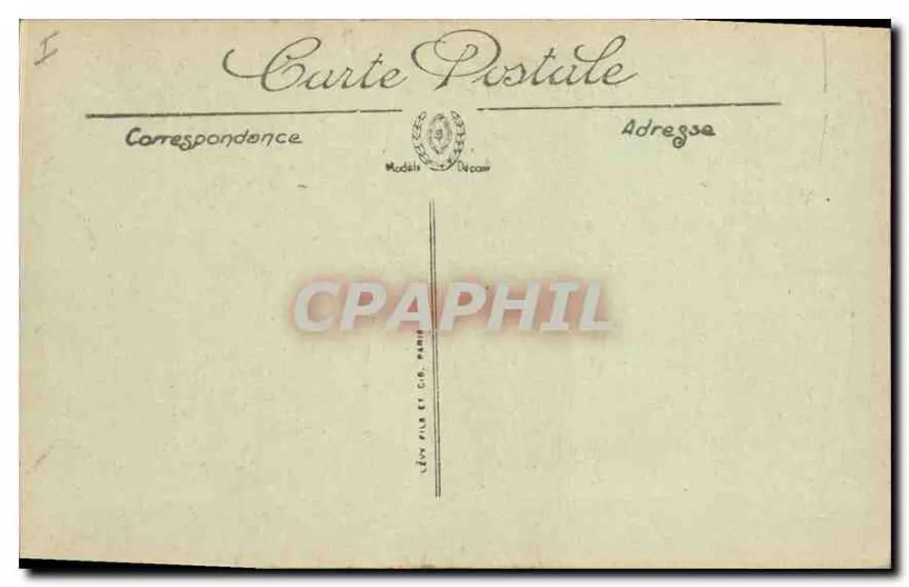 MARSEILLE — A Estátua de Puget — LL. Selects - Verso