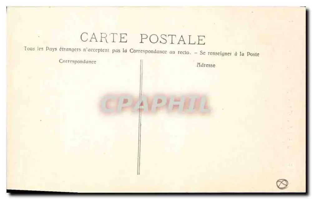 Marseille - L'Église St-Vincent de Paul (Les Réformés) — éditeur Picon, n°12 - Verso