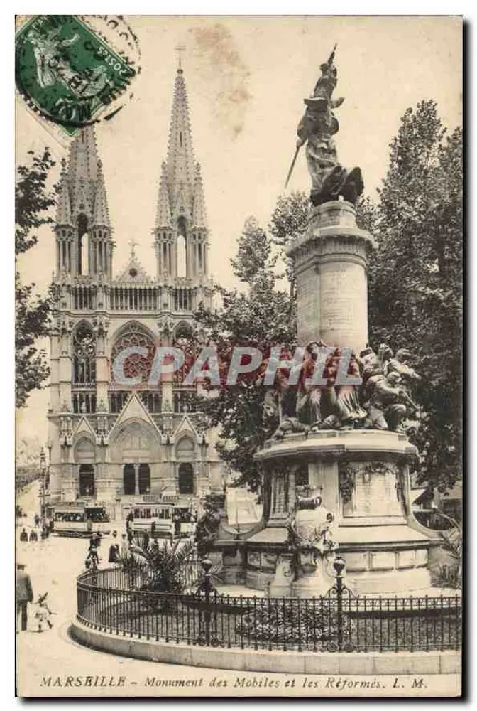 Marseille — Monument des Mobiles et les Réformés — L. M. - Recto