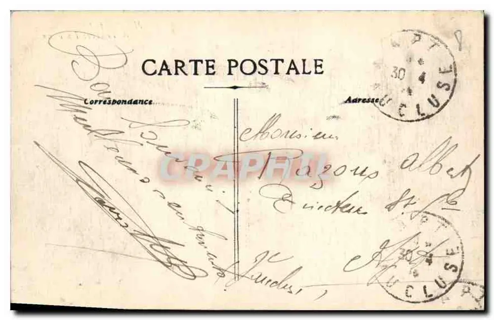 Marseille — Através dos Pinheiros — editor não visível - Verso