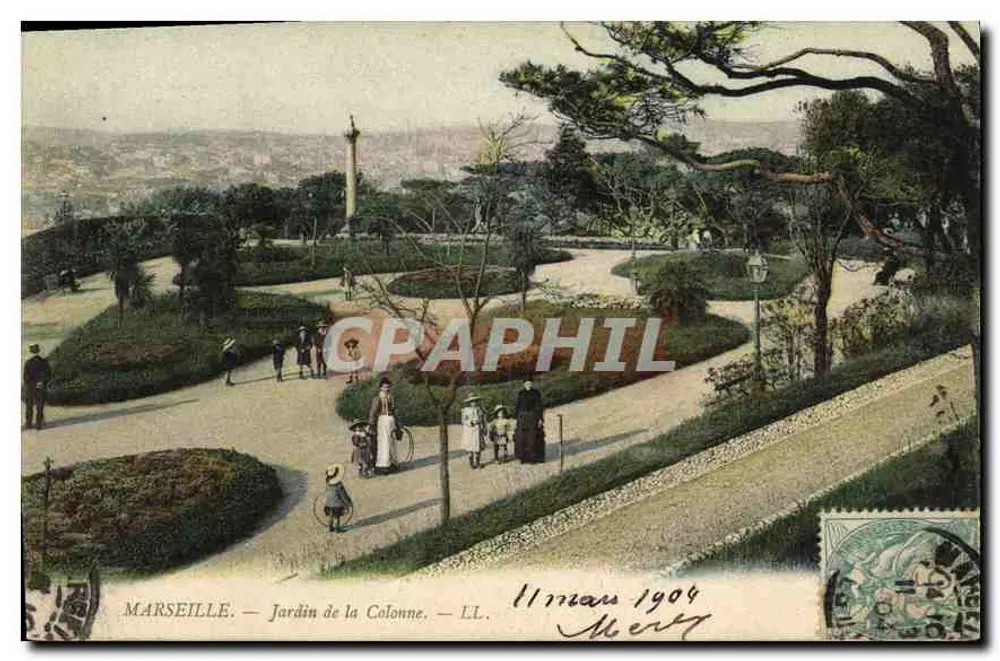 Marsiglia — Giardino della Colonna — LL. - Recto
