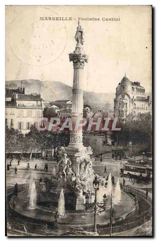 Marseille - Fontaine Cantini — onbekende uitgever, serie-nummer niet zichtbaar - Voorkant