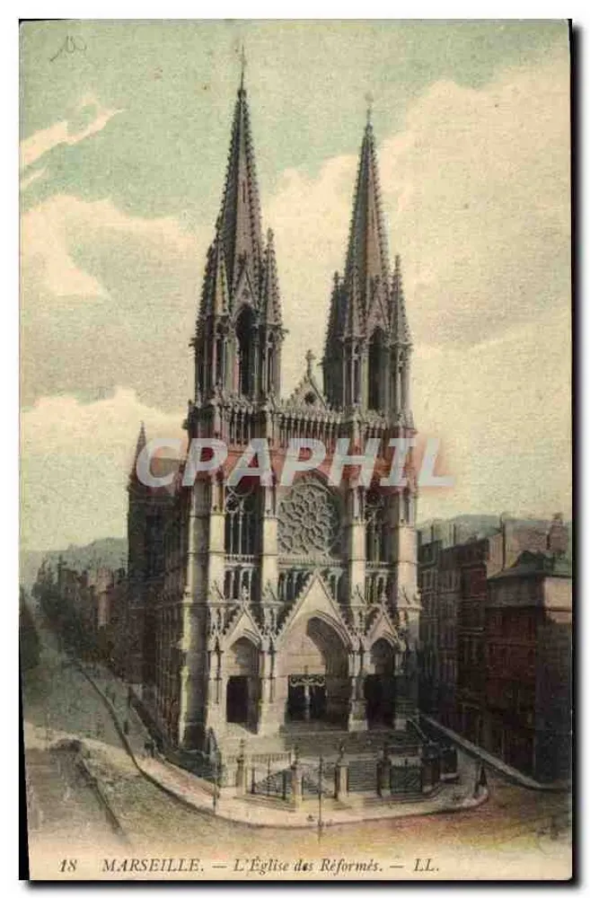Marseille — A Igreja dos Reformados — LL. n°18 - Frente