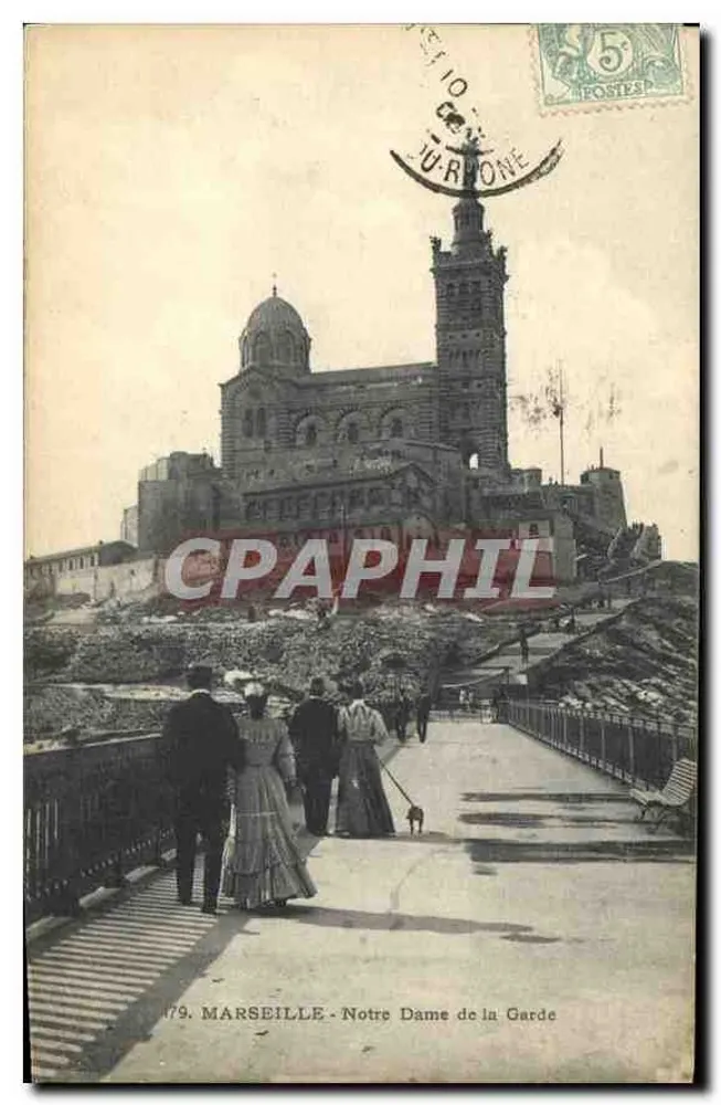 Marseille - Nossa Senhora da Guarda — Ateliers de Phototypie Garande, n° 179 - Frente