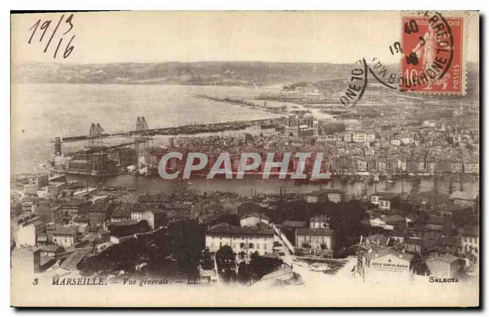 Marseille — Vista geral — Editor LL, n°3 - Frente