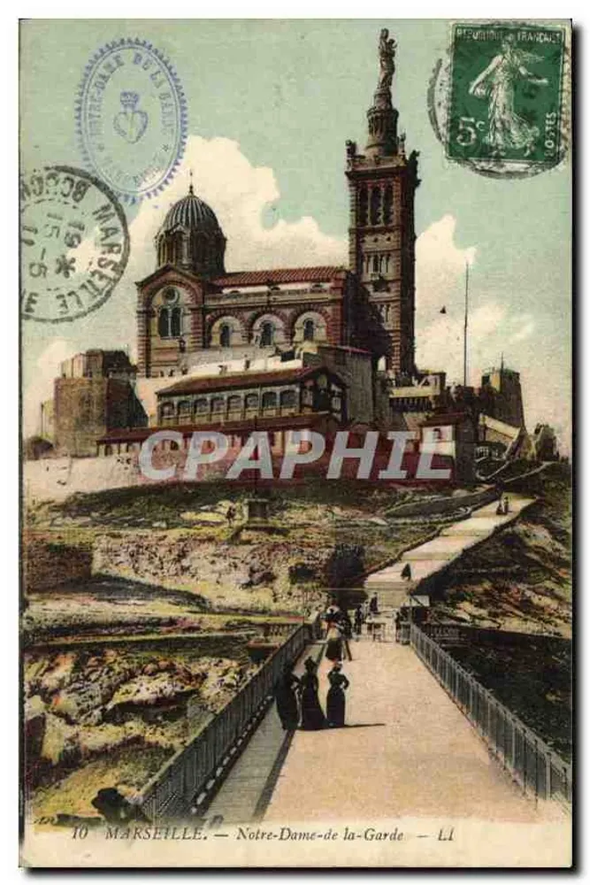 Marselha — Nossa Senhora da Guarda — editor L.I. n°10 - Frente