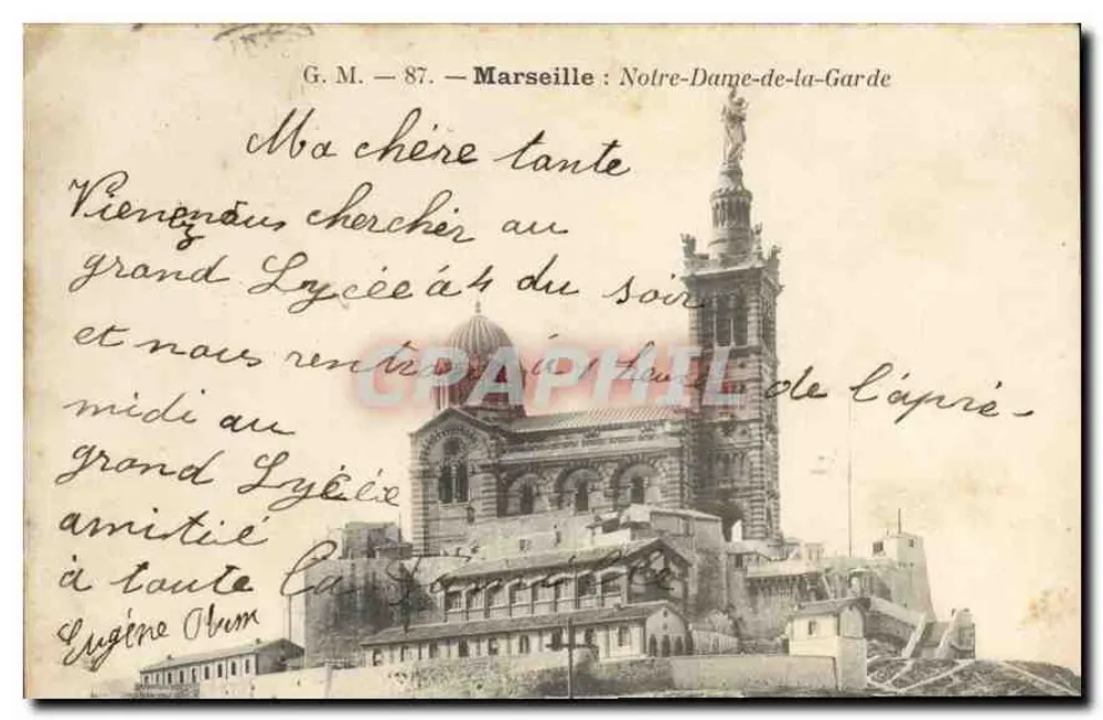 Marseille : Notre-Dame-de-la-Garde — G.M. — 87 - Frente