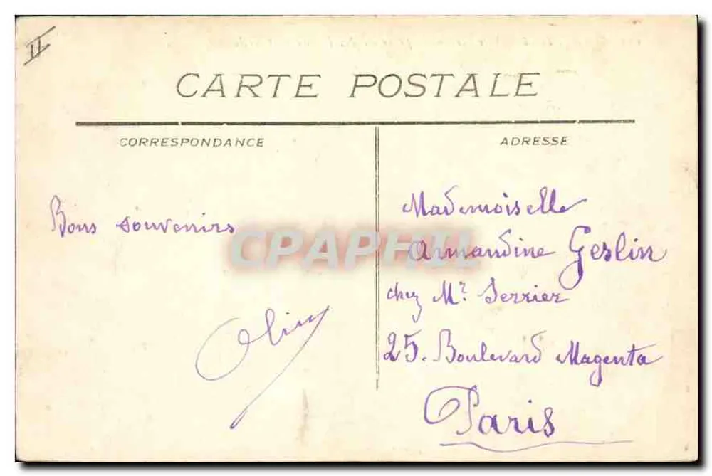 Marseille - Vue Générale prise de N. D. de la Garde — éditeur C. P. M. n° 523 - Verso